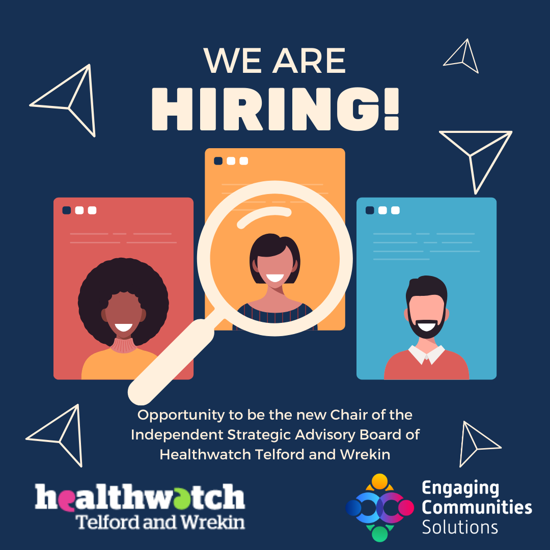 We Are Hiring for an advisory board chair