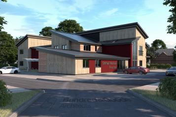 An artist’s impression of the new Shifnal and Priorslee Medical Centre on Haughton Road. 